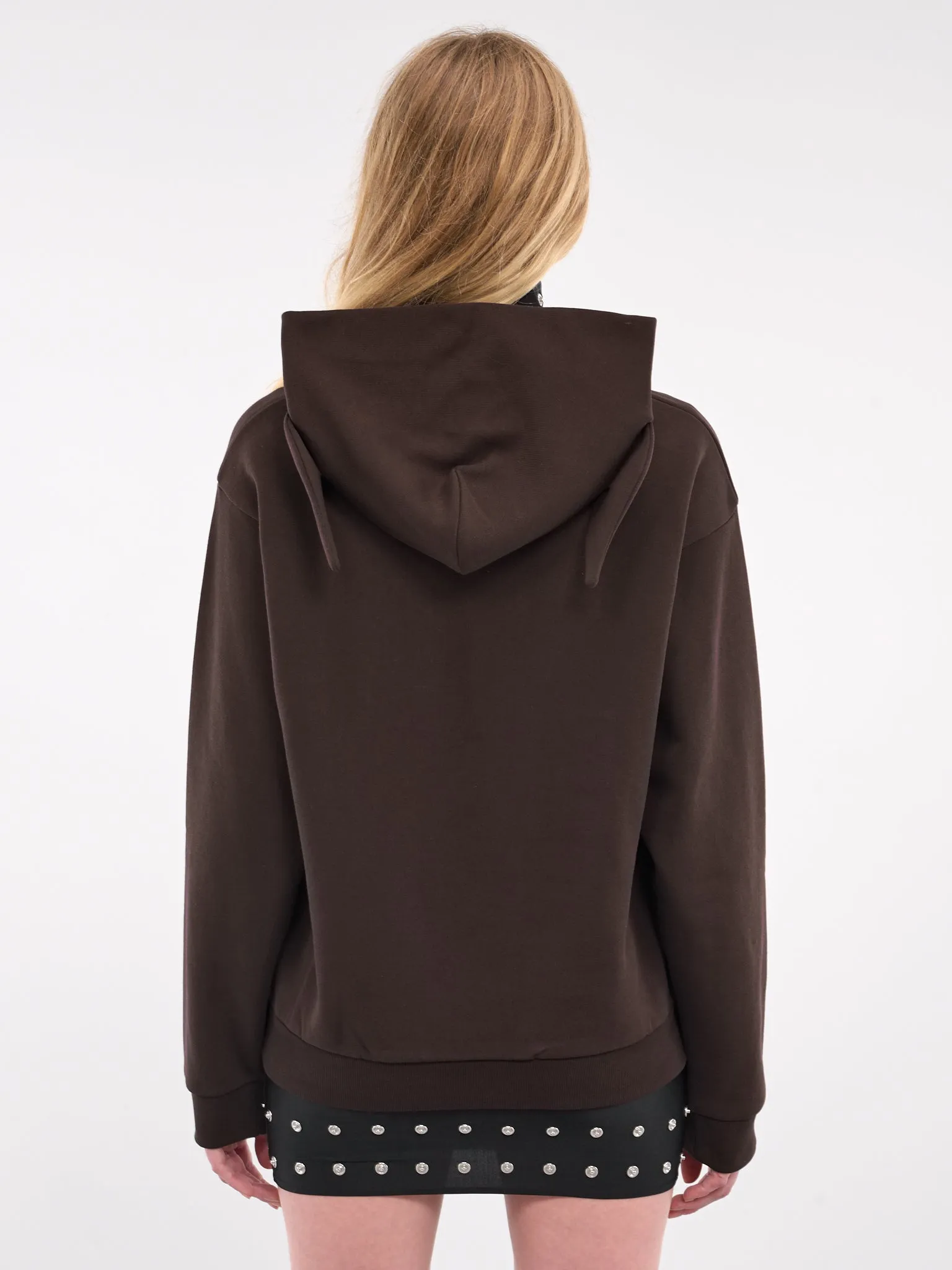 Alien Ears Hoodie (COPJS111BIS523-BROWN)