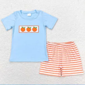 Baby Boys Clothes Peaches Tee Tops Shorts Sets BSSO0417