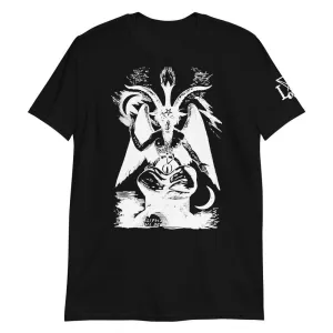 Baphomet the Sabbatic Goat White print Unisex T-Shirt