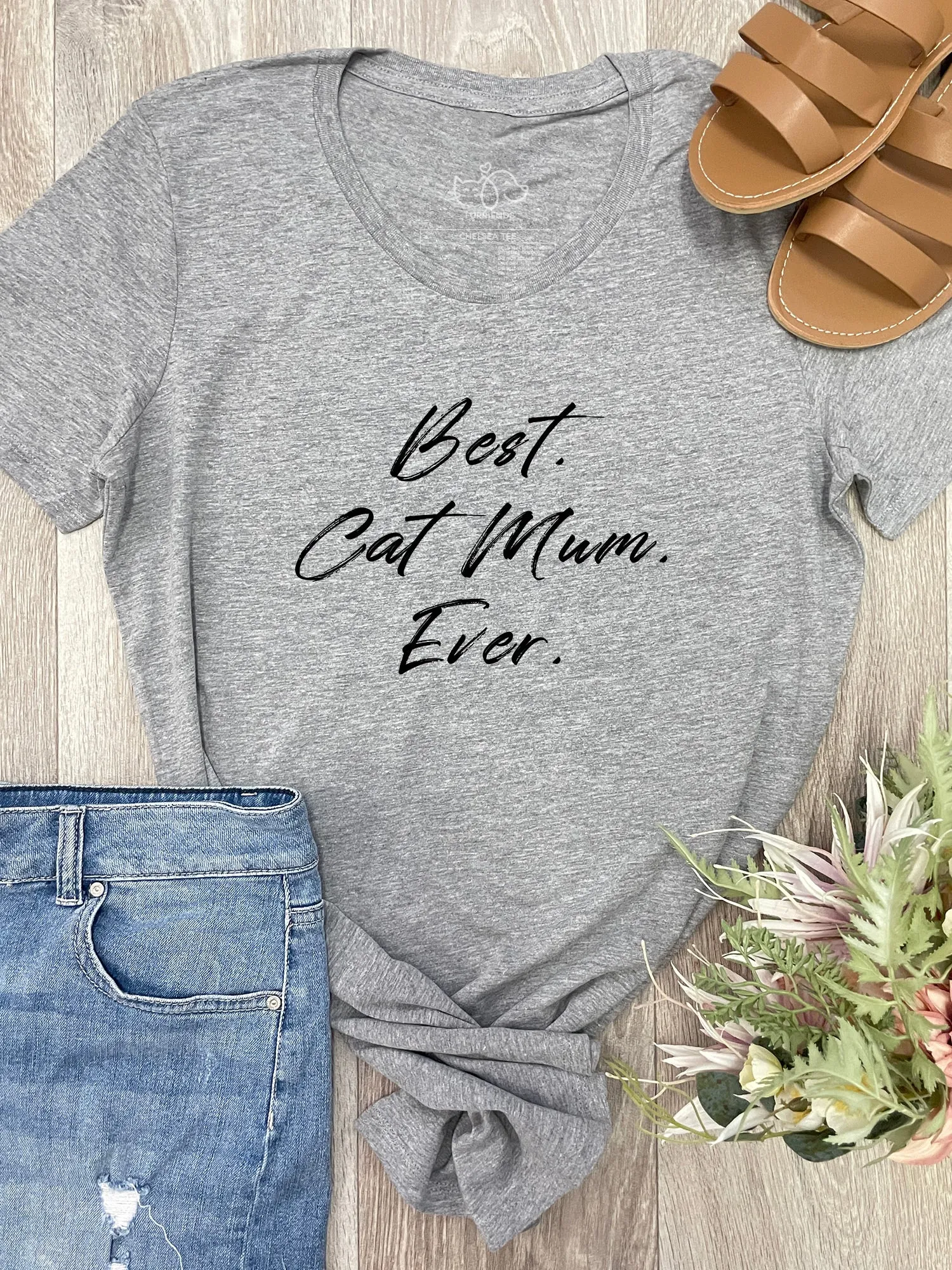 Best. Cat Mum. Ever. Chelsea Slim Fit Tee