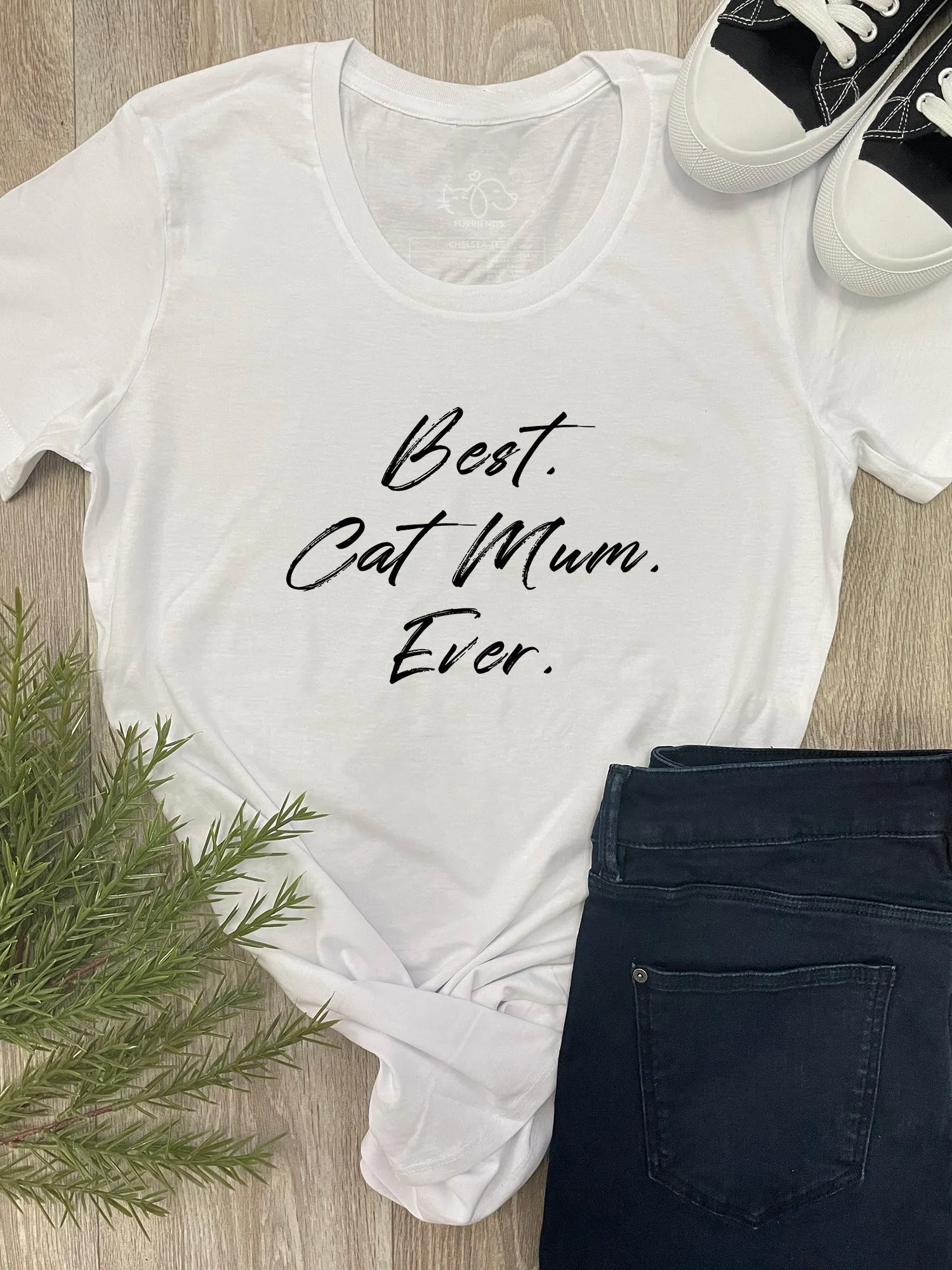 Best. Cat Mum. Ever. Chelsea Slim Fit Tee