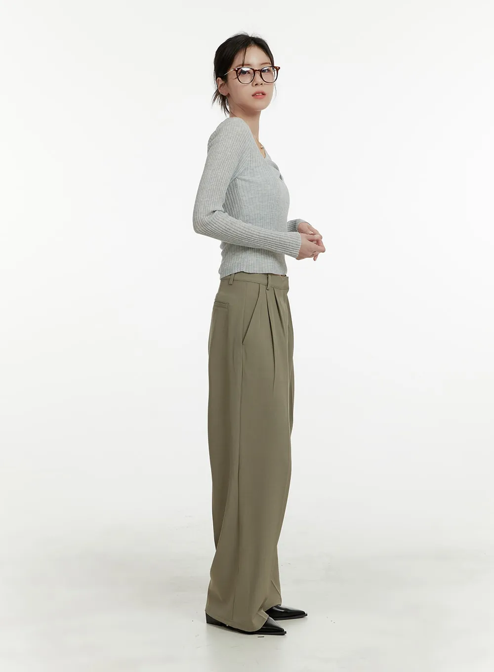 Elegant Tailored Trousers OA405