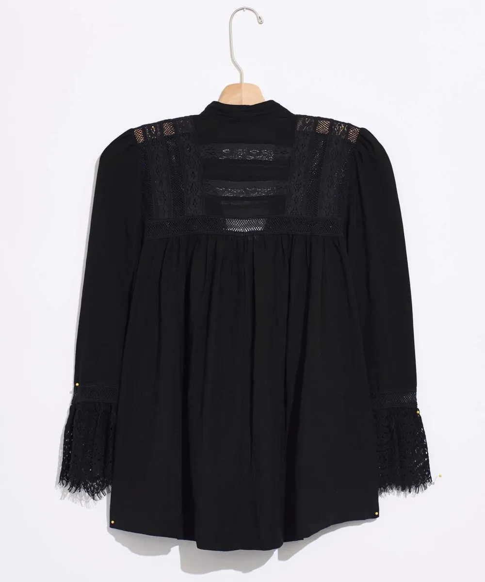 Esme Buttondown Black