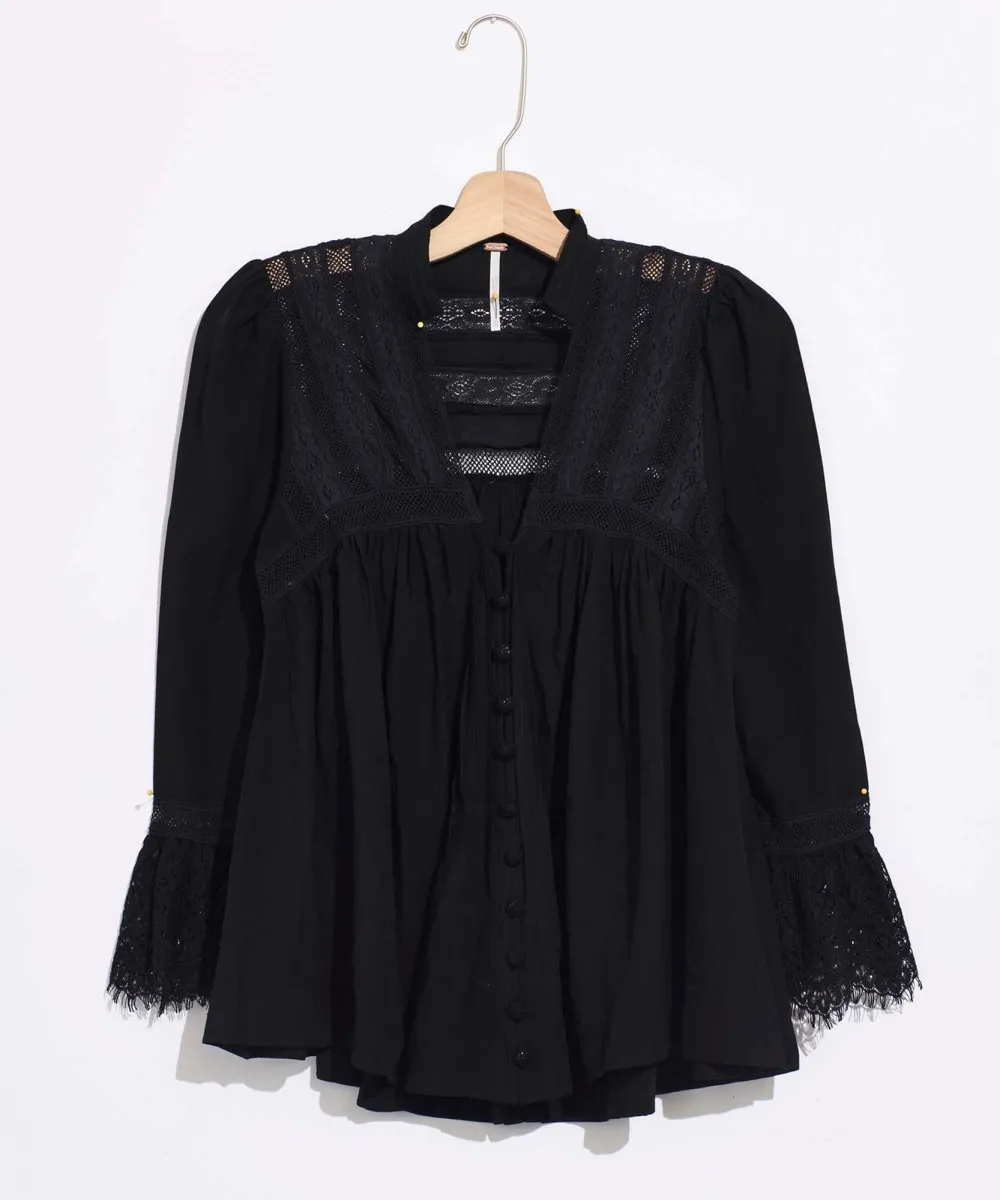 Esme Buttondown Black