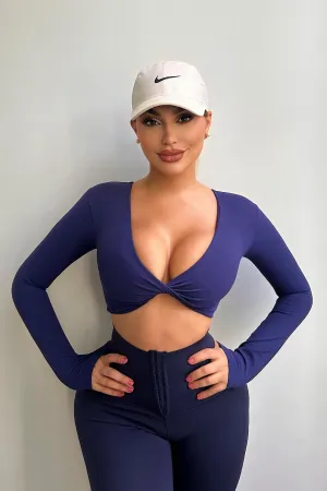 Flexing Fitwear Crop Top (Blue)