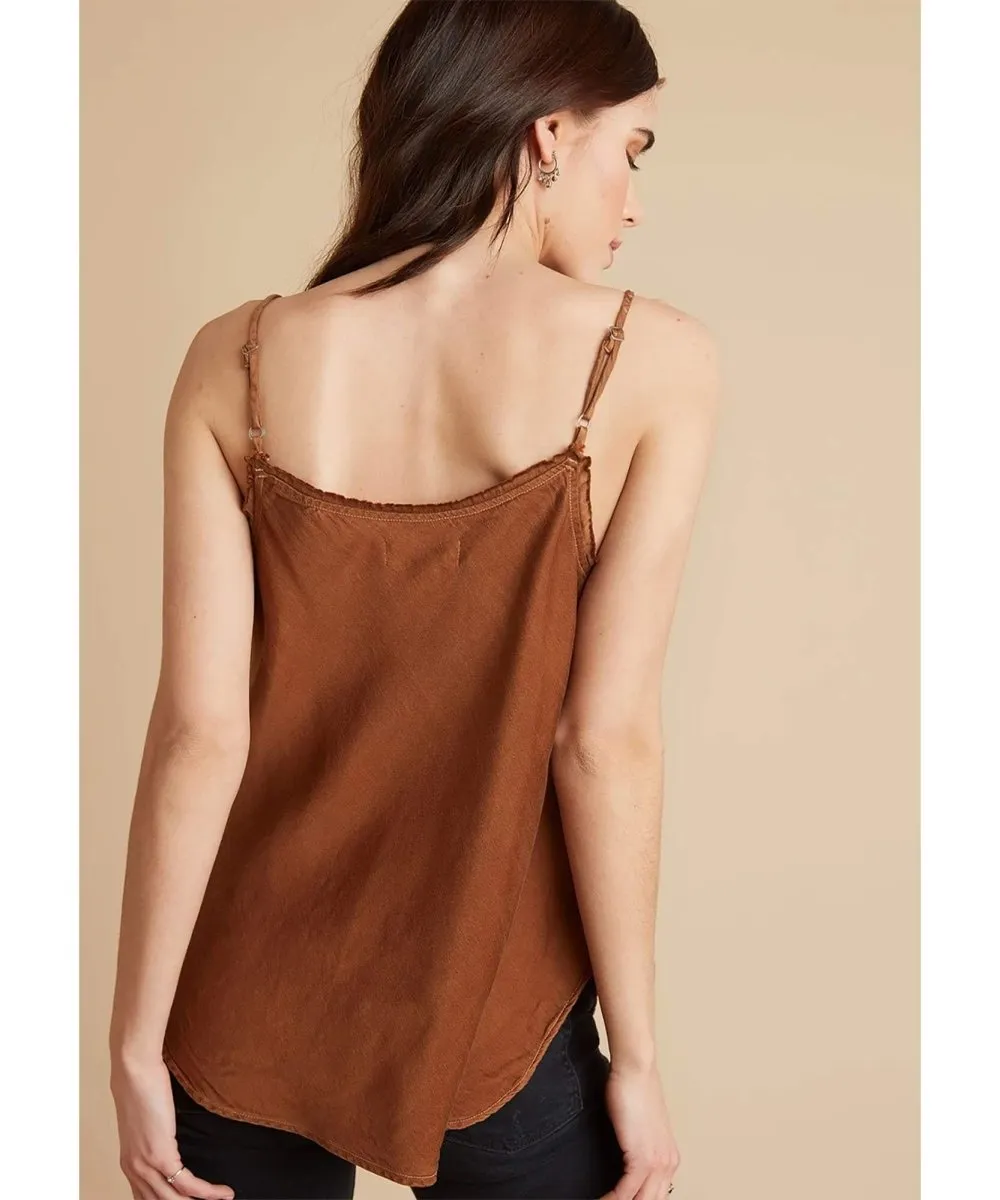 Frayed Cami Copper