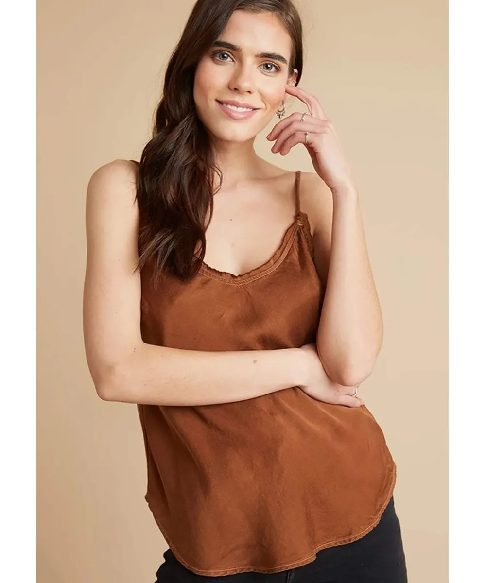 Frayed Cami Copper