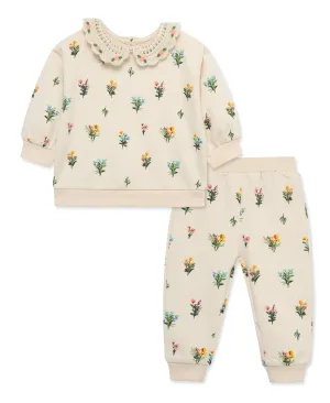 Garden Sweatshirt Set (2T-4T)