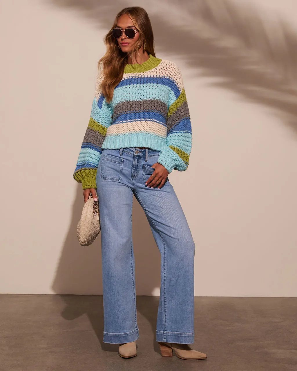 Harvest Feels Cropped Knit Sweater