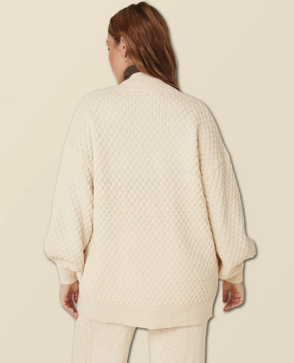 Highland Knit Cardigan Cream