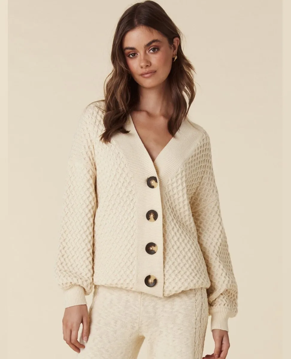 Highland Knit Cardigan Cream