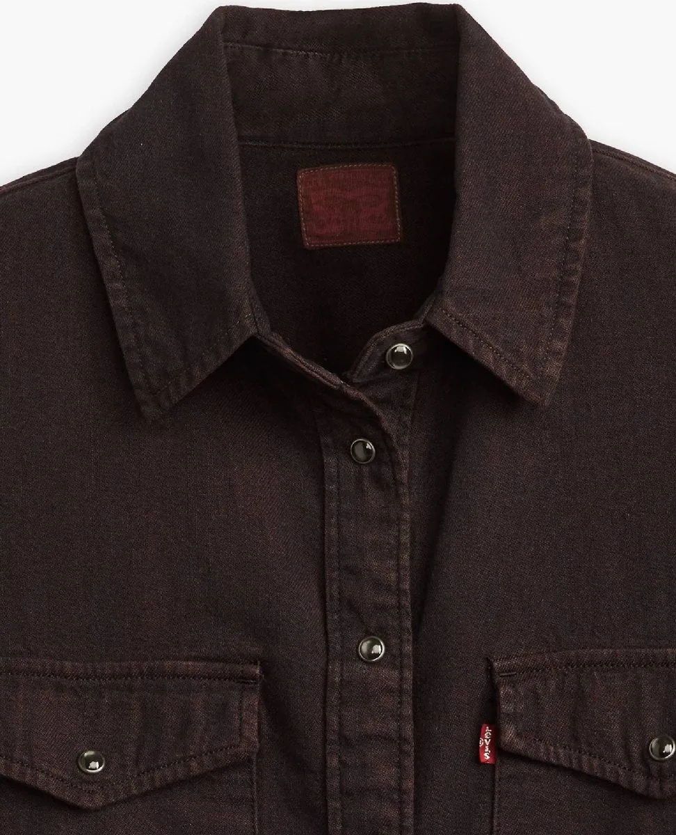 Iconic Western Denim Shirt Black