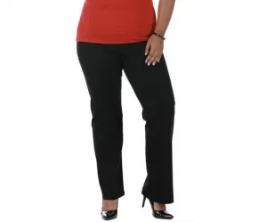 InstantFigure Curvy Plus Size Straight Wide Leg Pant 16803MC