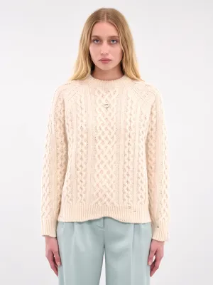 Knitted Sweater (COPML128Y3008-BEIGE)