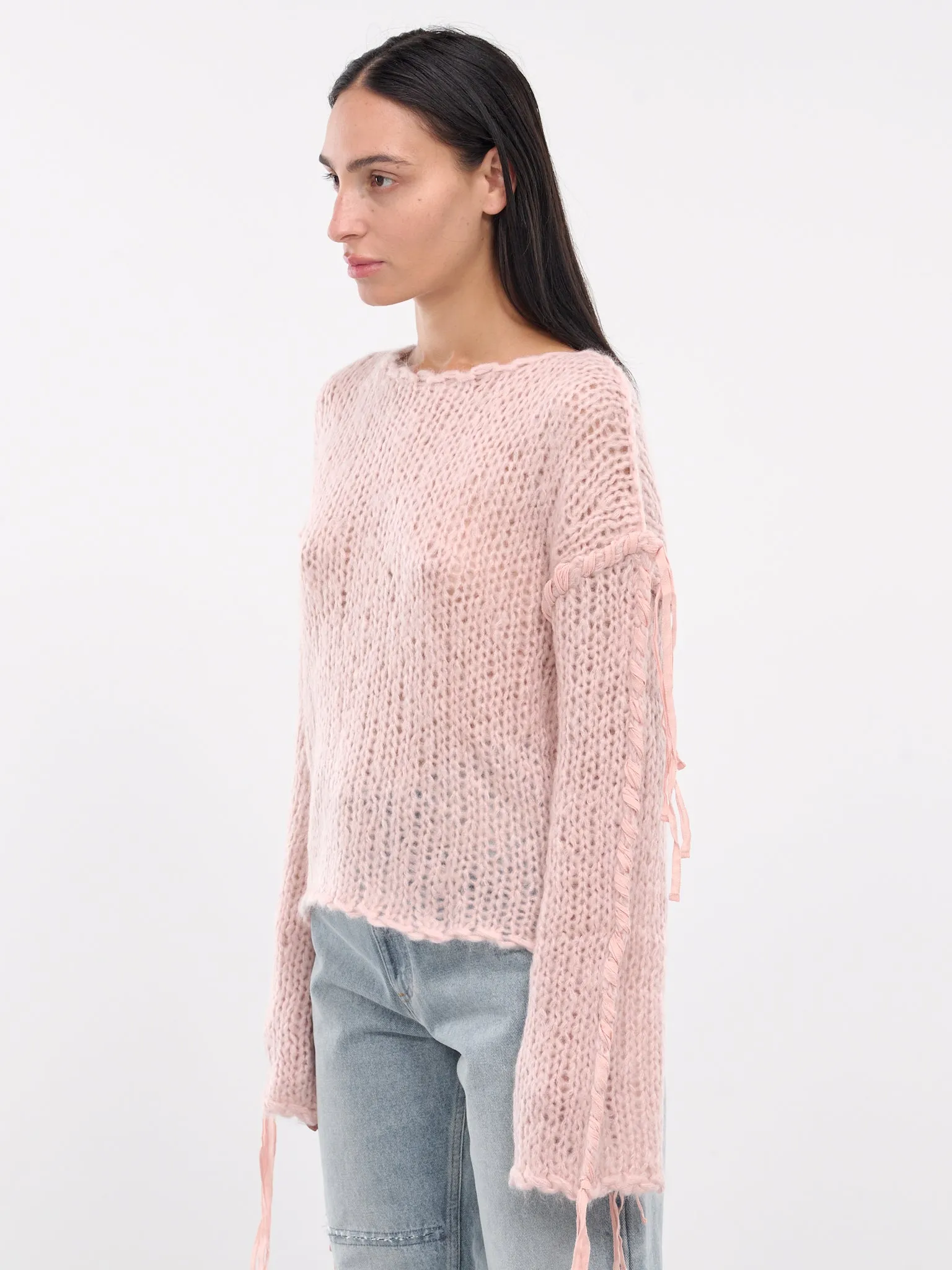 Lacing Knit Jumper (A60544-AD4-LIGHT-PINK)