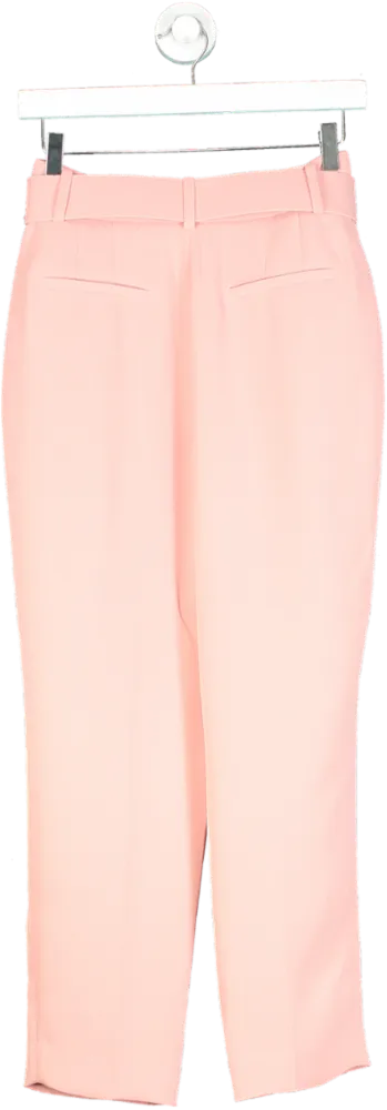 LK Bennett Pink Tabitha Belted Trousers UK 6