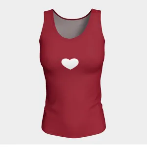 Lonesome Heart Fitted Tank Top