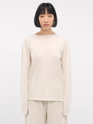 Long Sleeve Jumper (J40GP0003-J13204-OFF-WHITE)