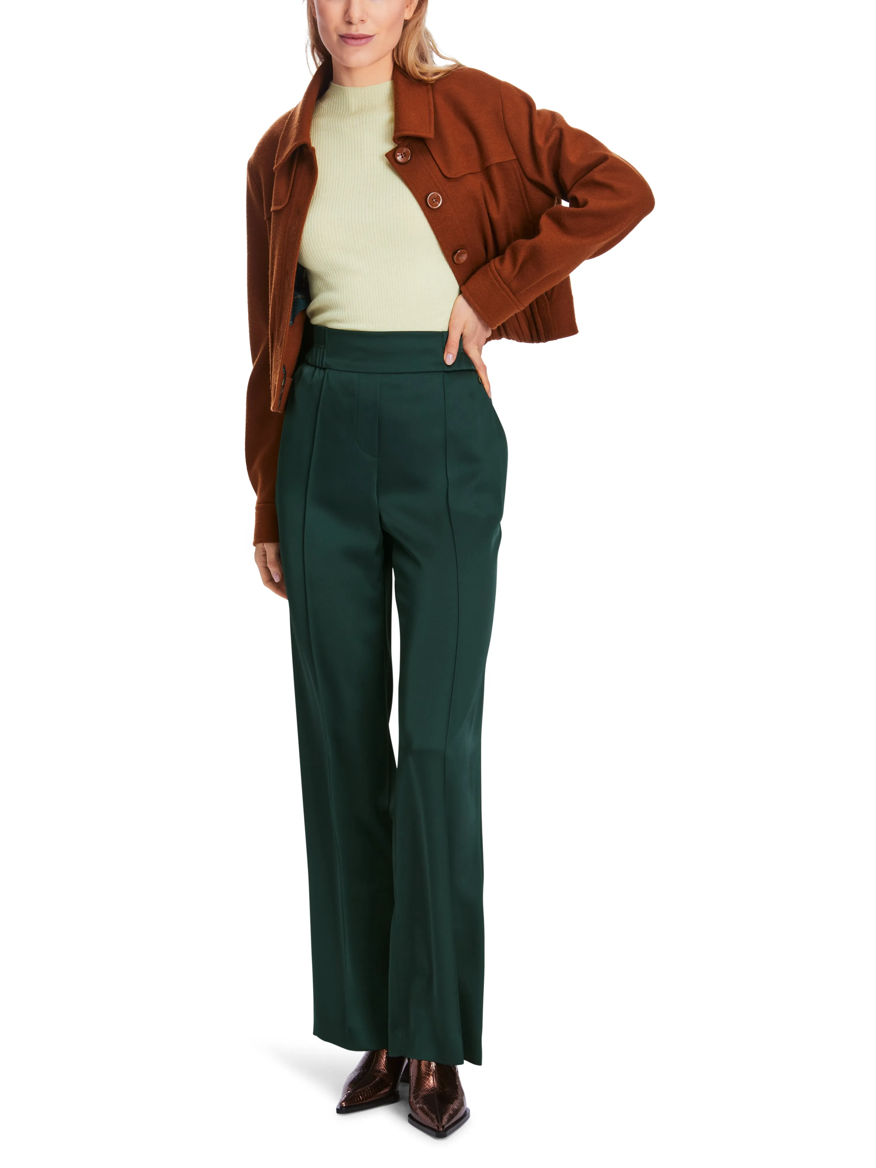 MARC CAIN Green Trousers