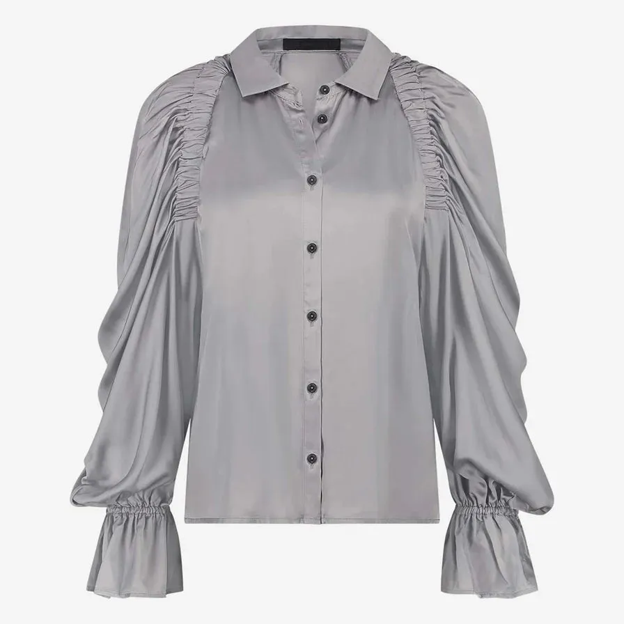 Mima Blouse in Silver