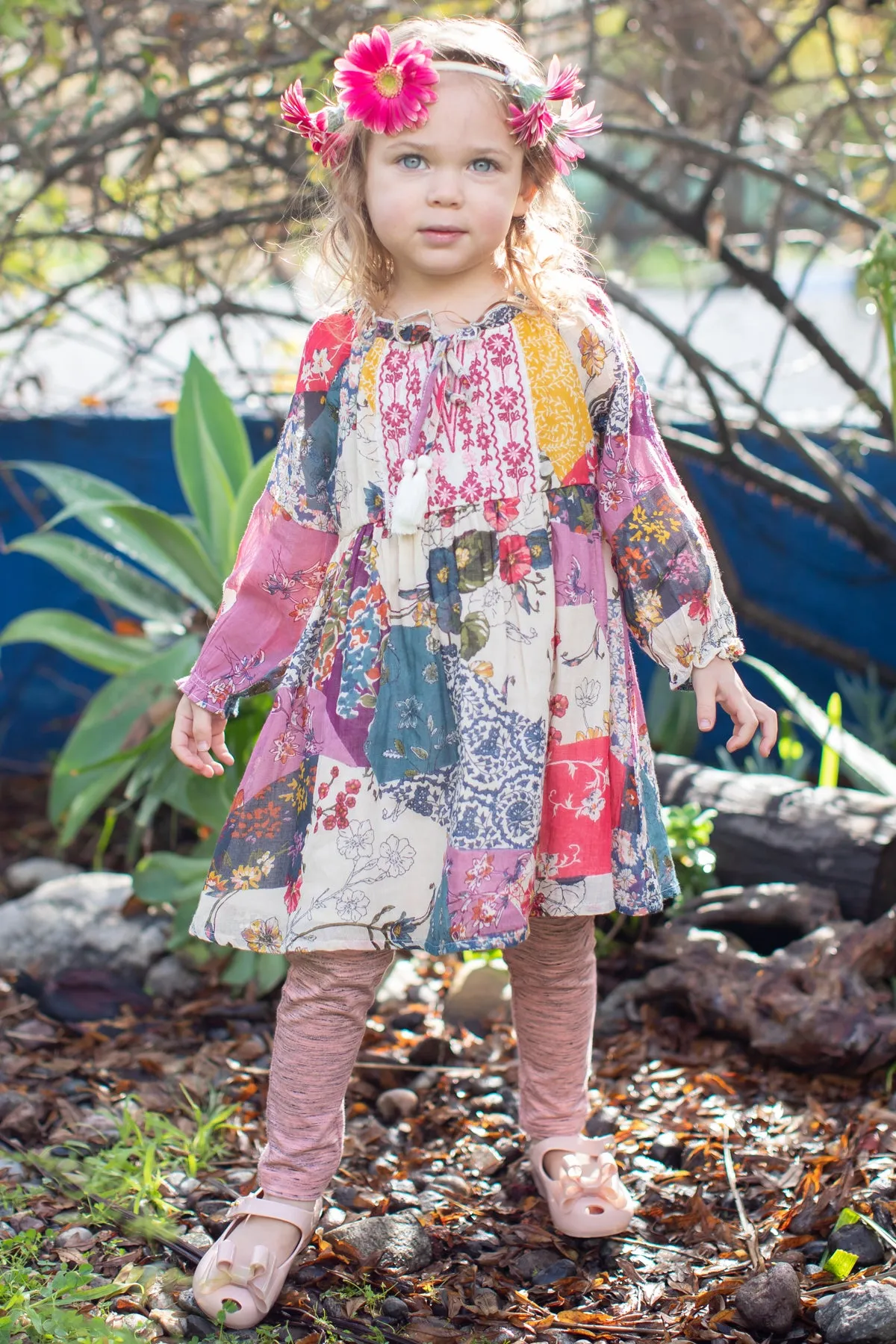 Mimi & Maggie Flora Girls Dress