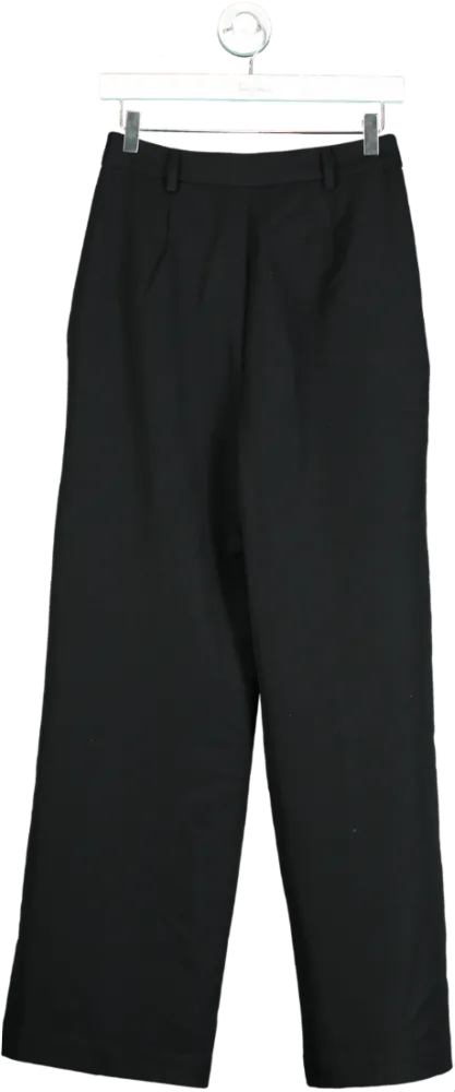 New Look Black Wide Leg Trousers UK 10