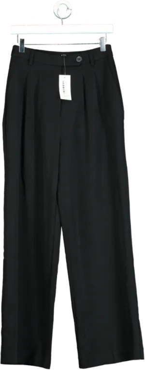 New Look Black Wide Leg Trousers UK 10