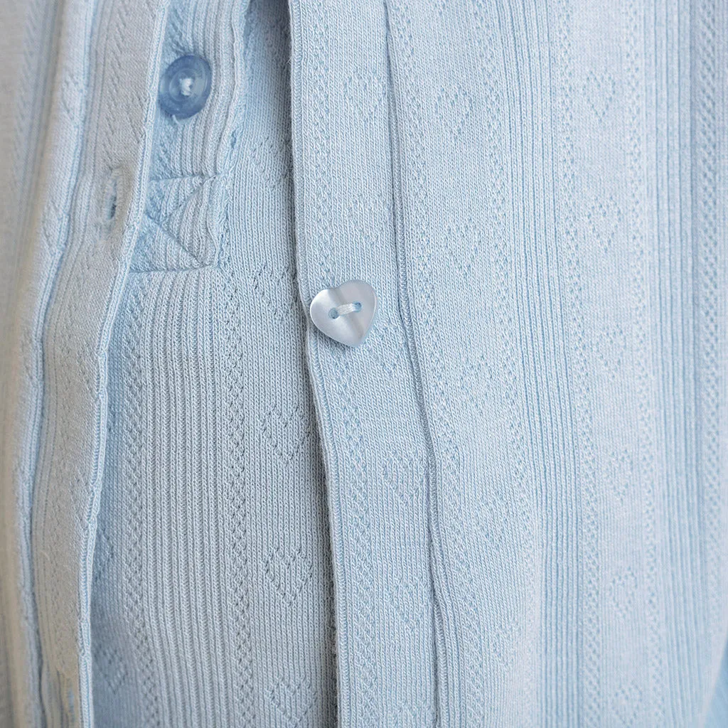 Periwinkle Pointelle Cardigan