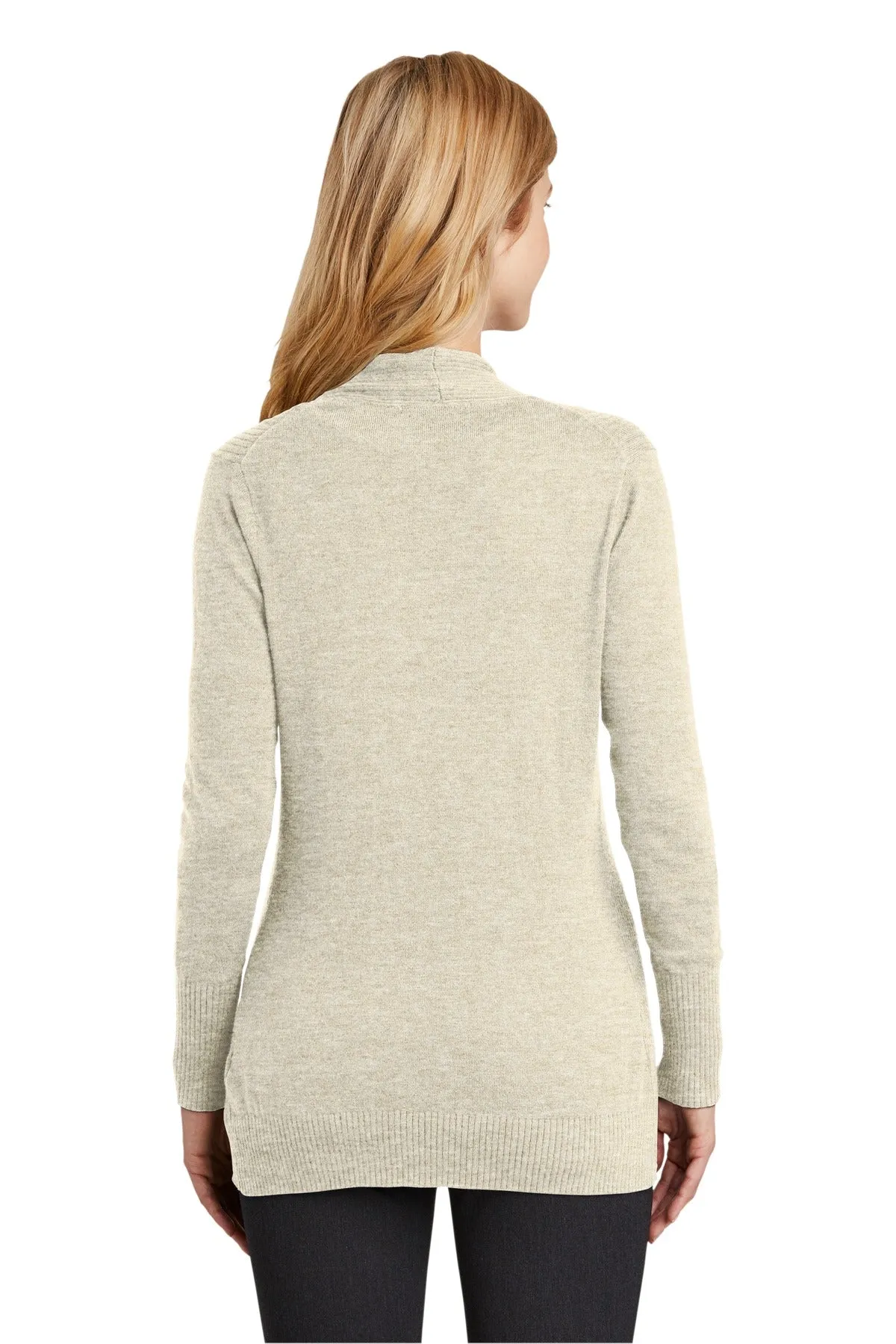 Port Authority Ladies Open Front Cardigan Sweater. LSW289