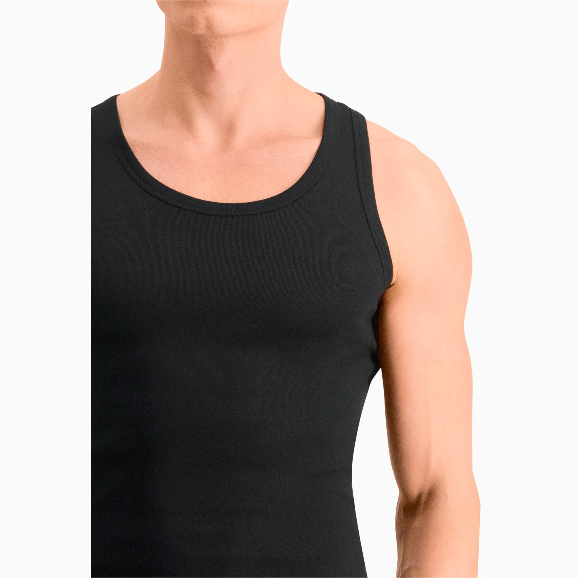 PUMA 2 Pack Everyday Comfort Cotton Stretch Tanktops