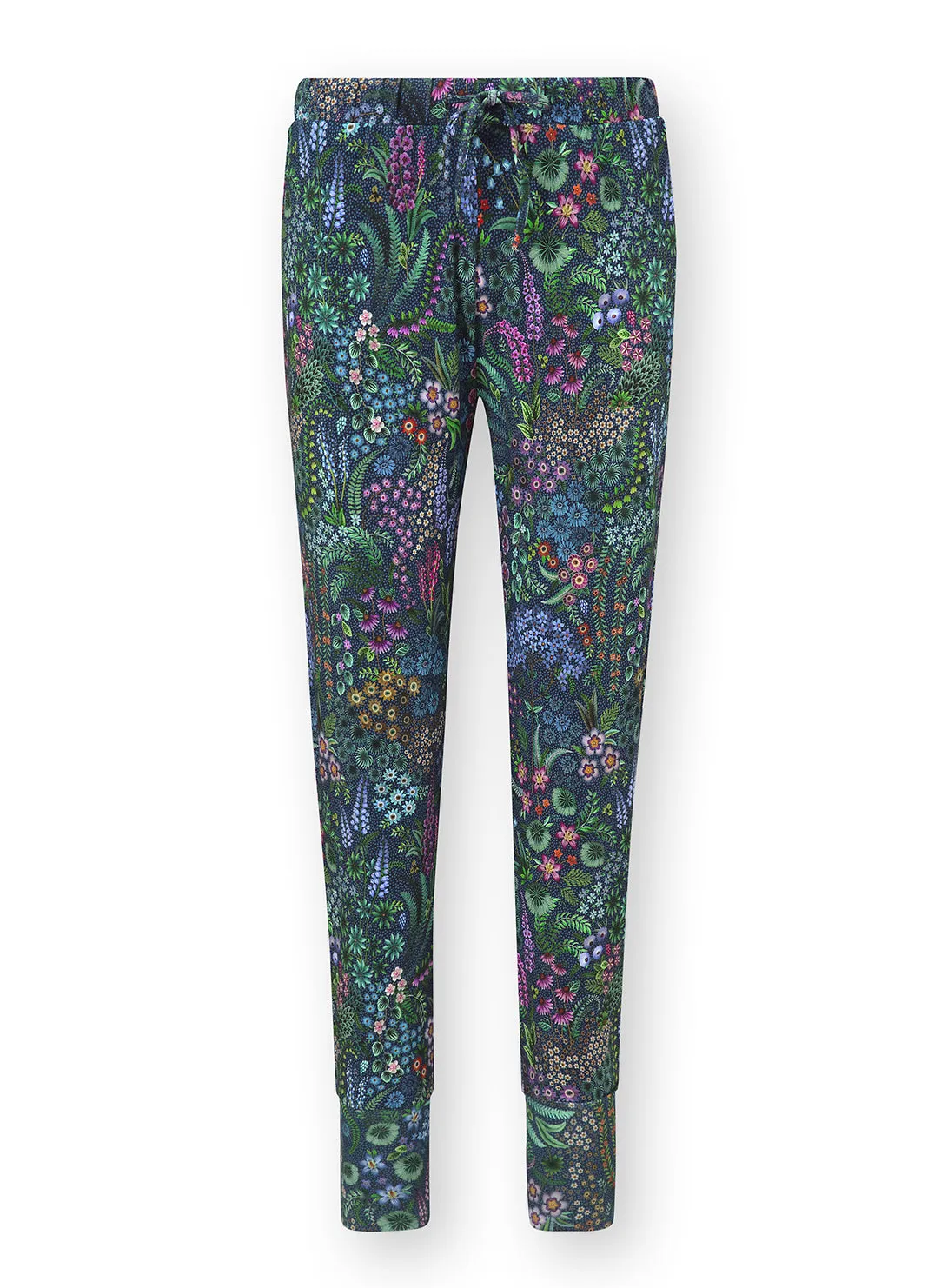 Querida Dark Blue Bobien Cuffed Pajama Pant