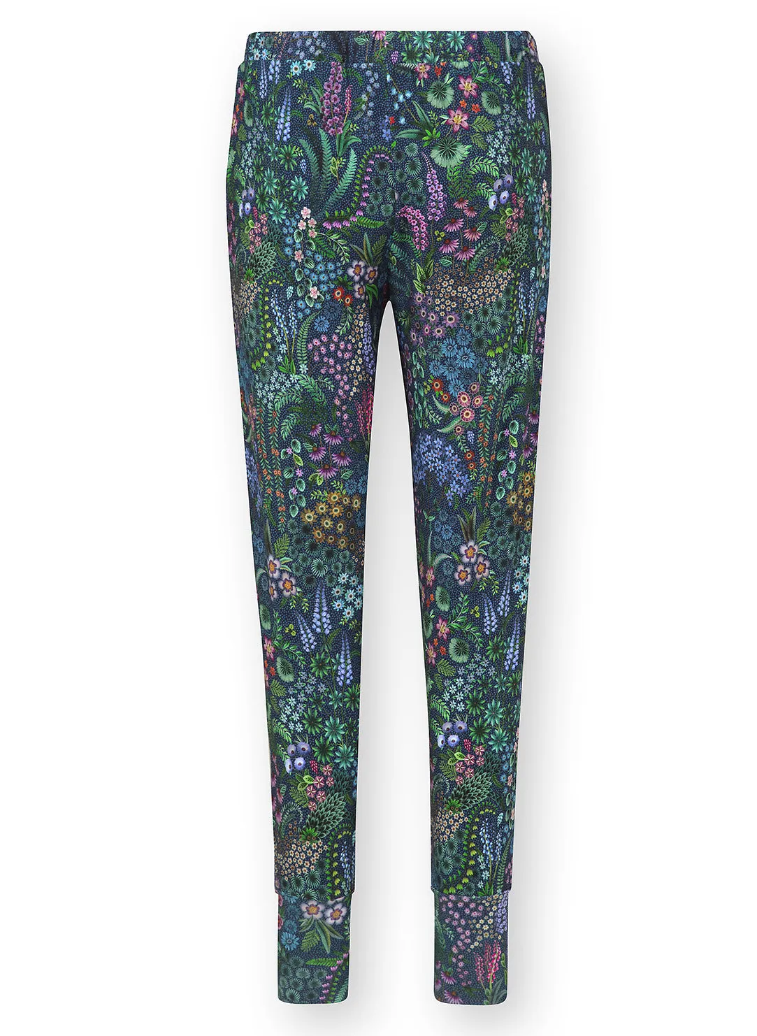 Querida Dark Blue Bobien Cuffed Pajama Pant