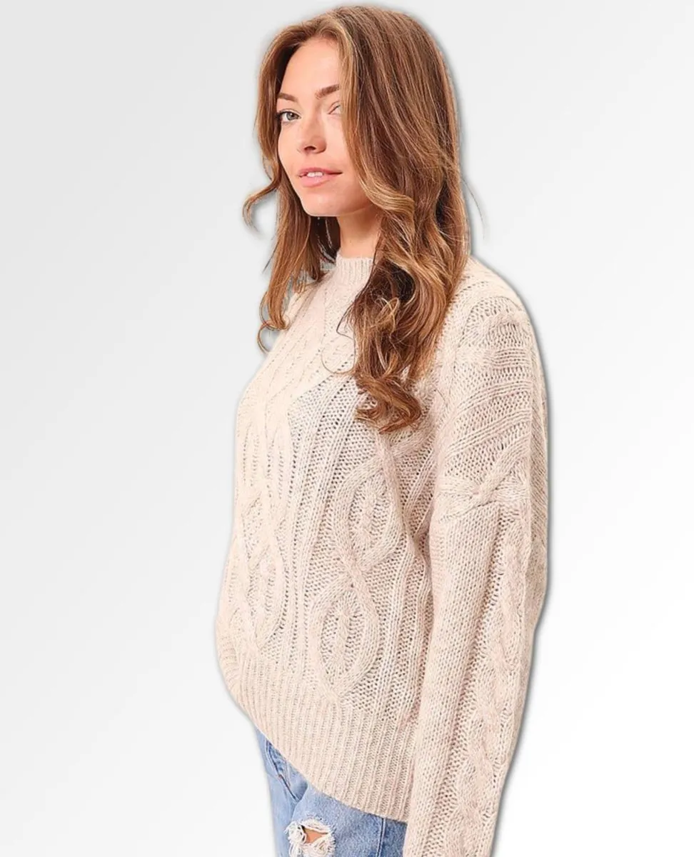 Retrograde Sweater Oatmeal