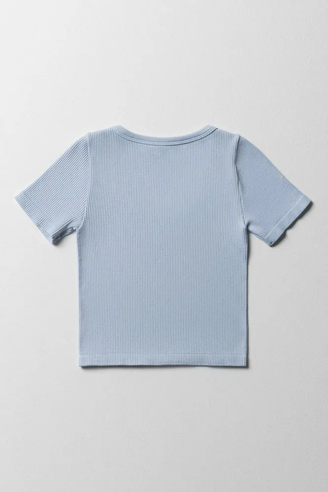 Seamfree T-Shirt Clear Sky