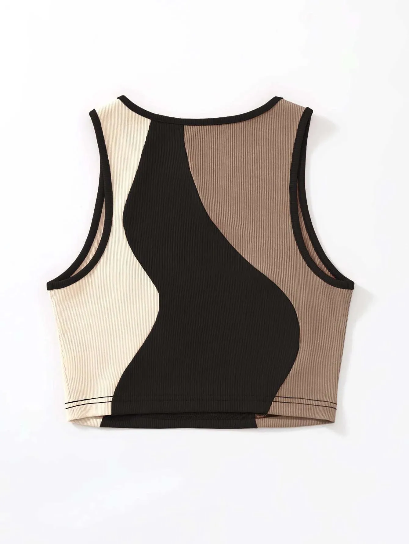 SHEIN EZwear Color Block Tank Top