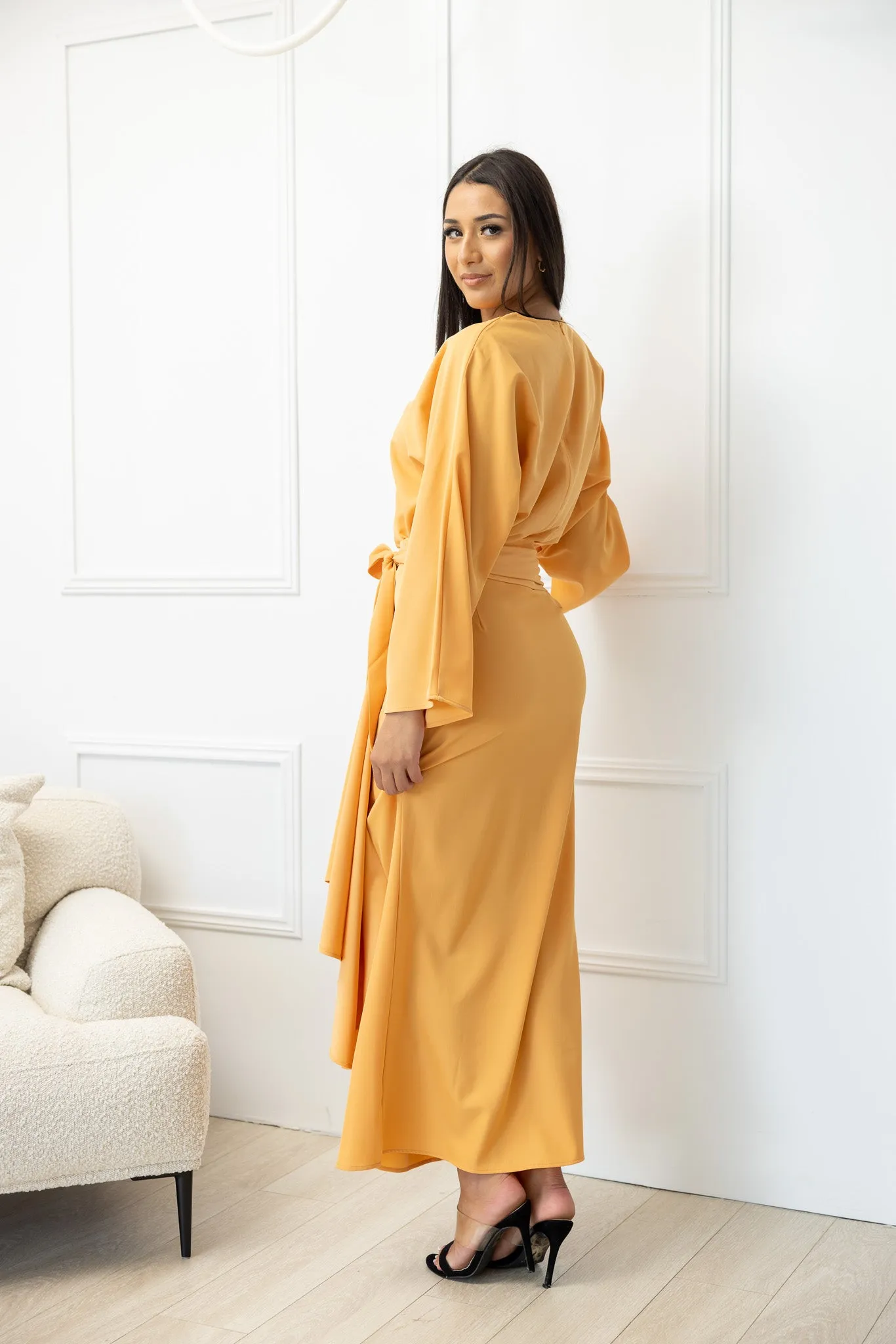 The Crescent Yanna Drape Tie Skirt