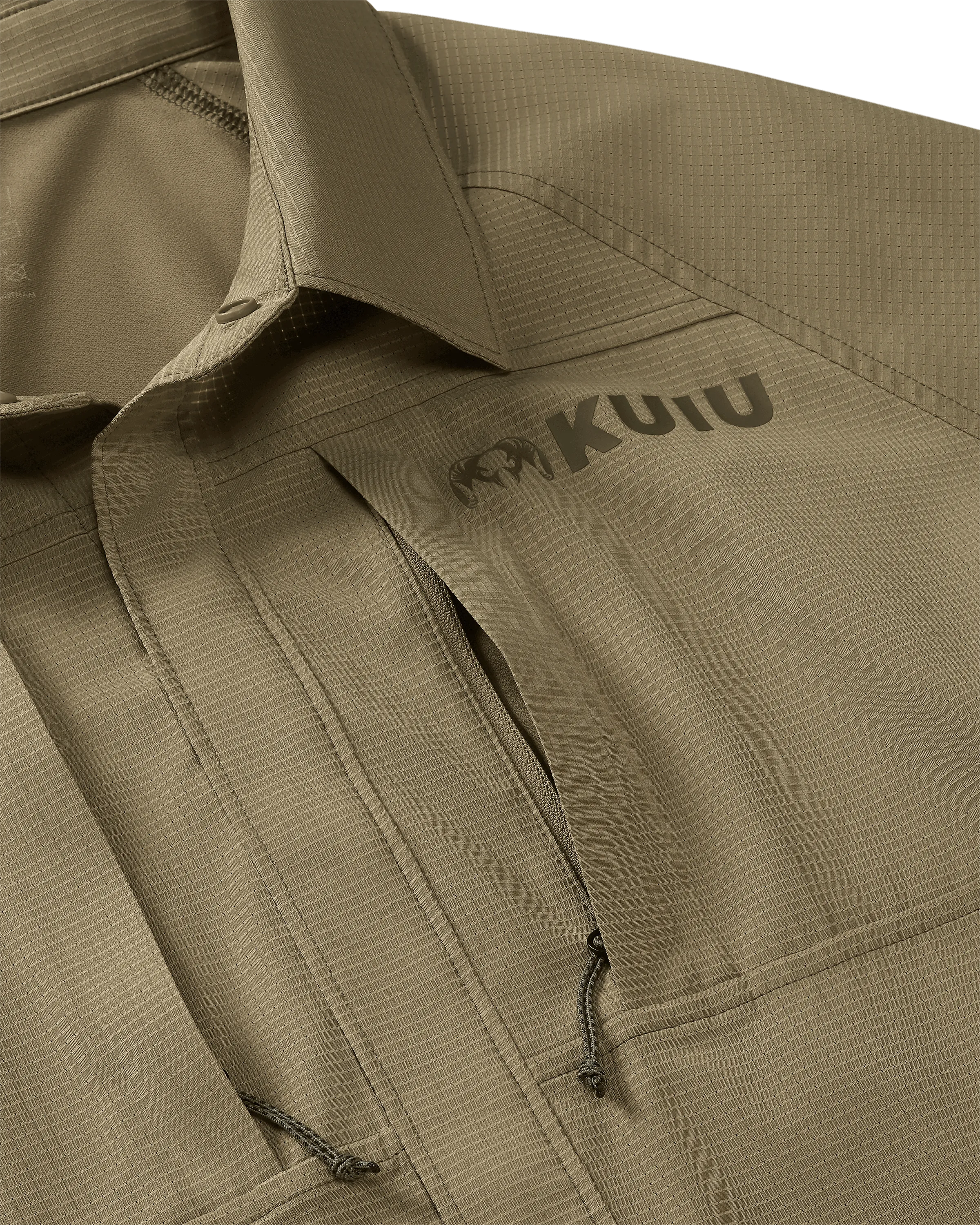 Tiburon Hybrid Snap Shirt | Khaki