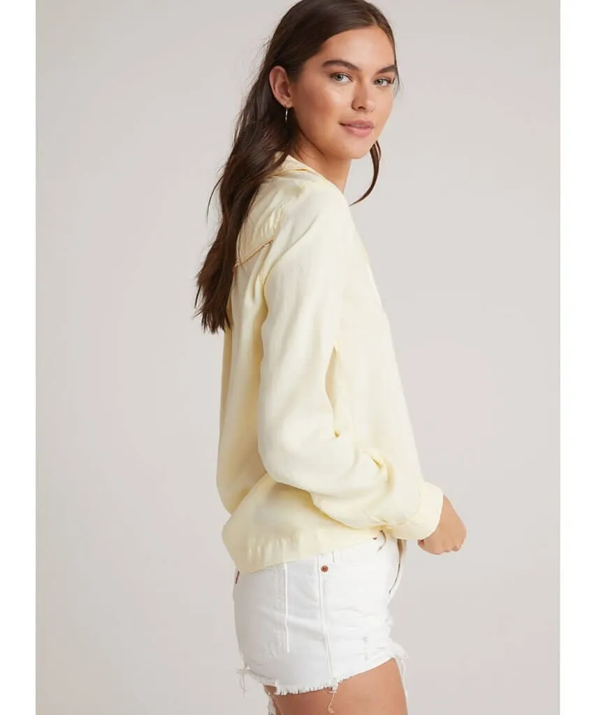 Trimmed Pocket Button Down Buttercup