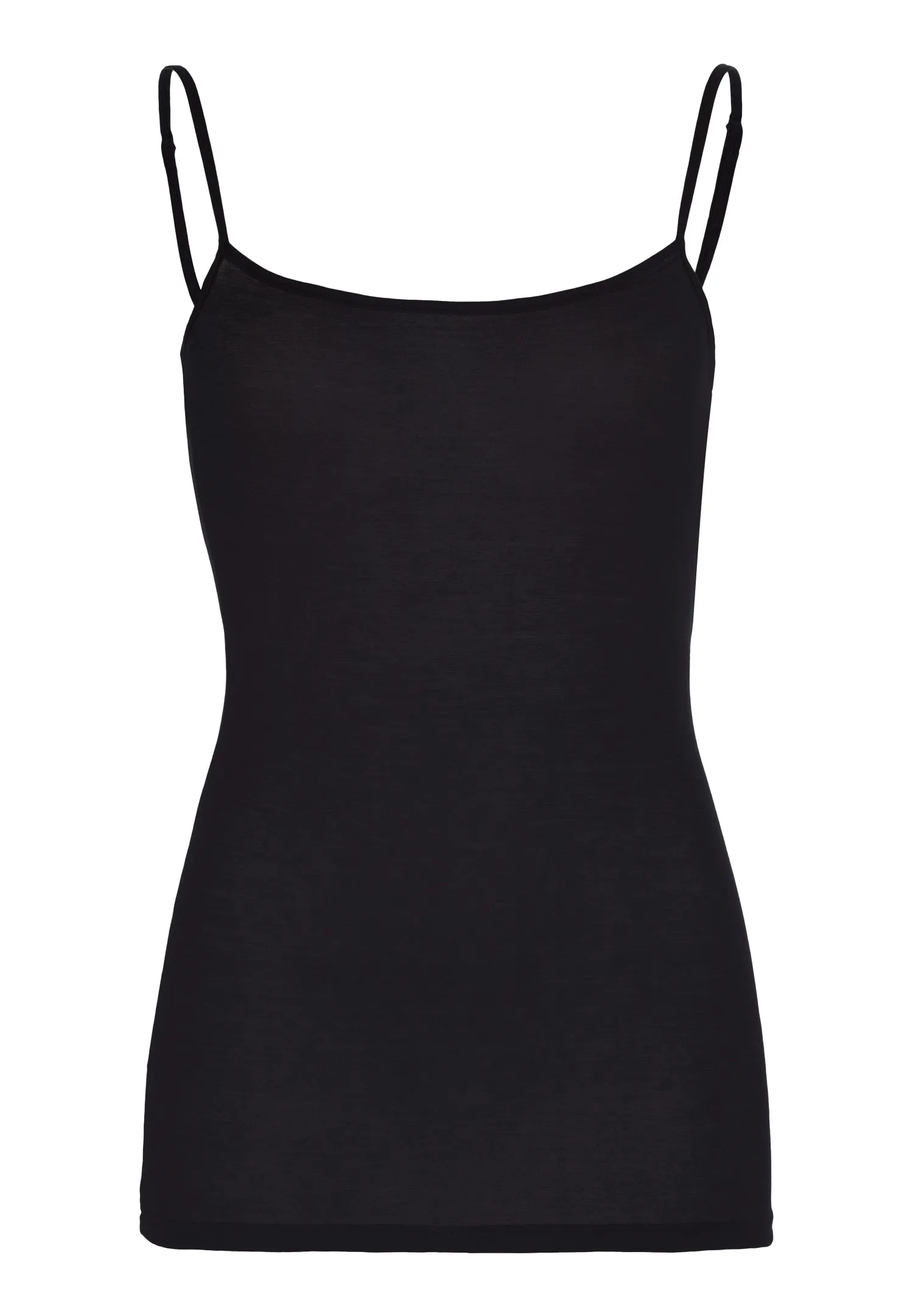 Ultralight Round Neck Cotton Camisole | Black 71820-019