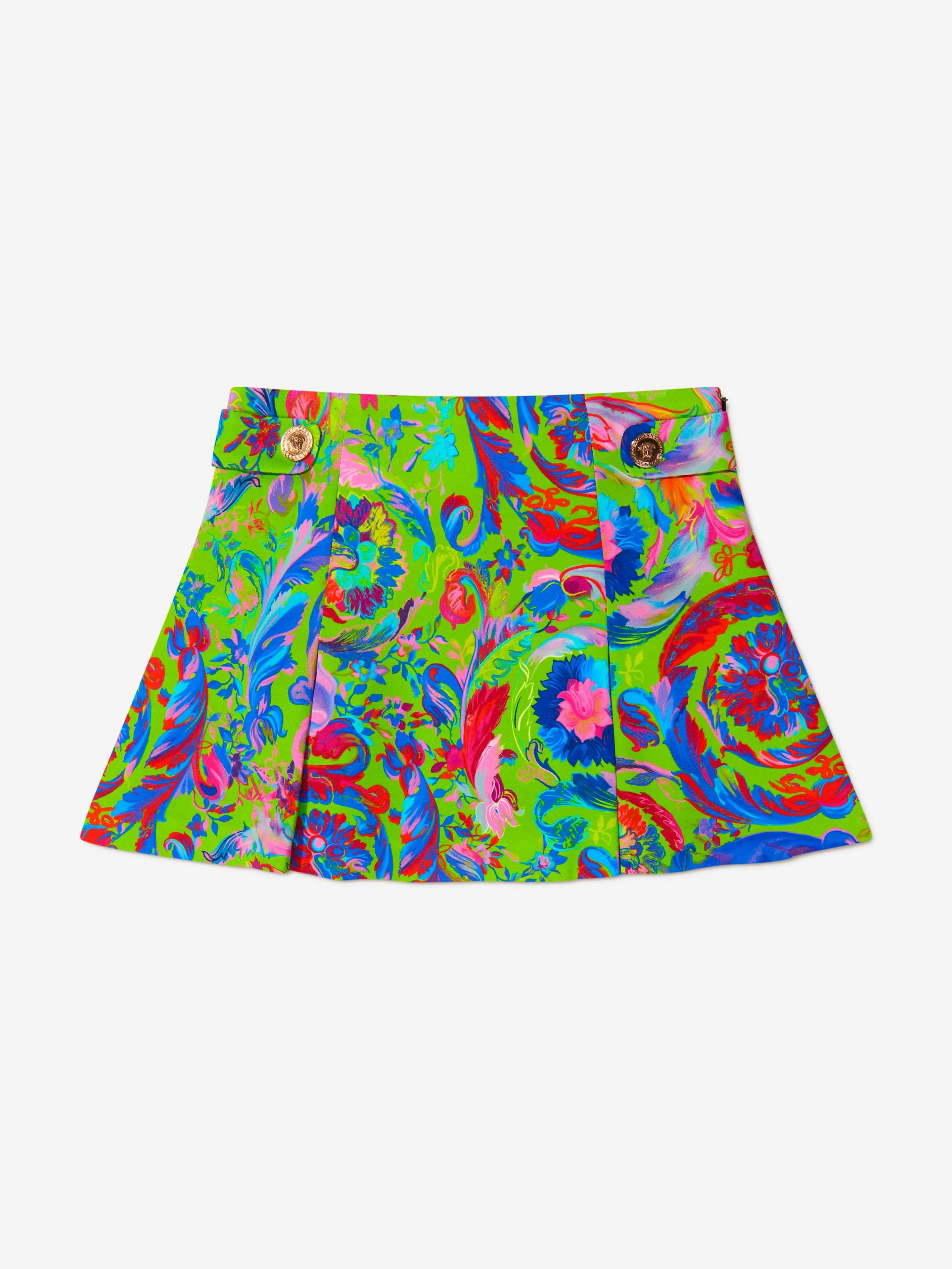 Versace Girls Kaleidoscopic Print Skirt