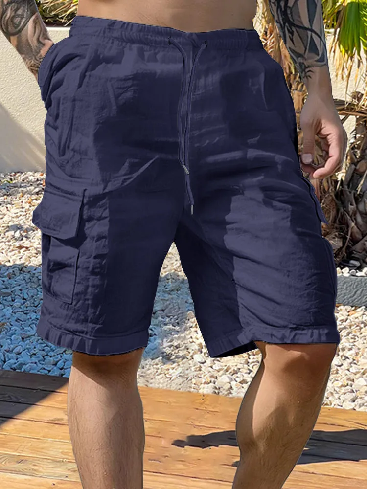 Versatile Cargo Cotton Shorts