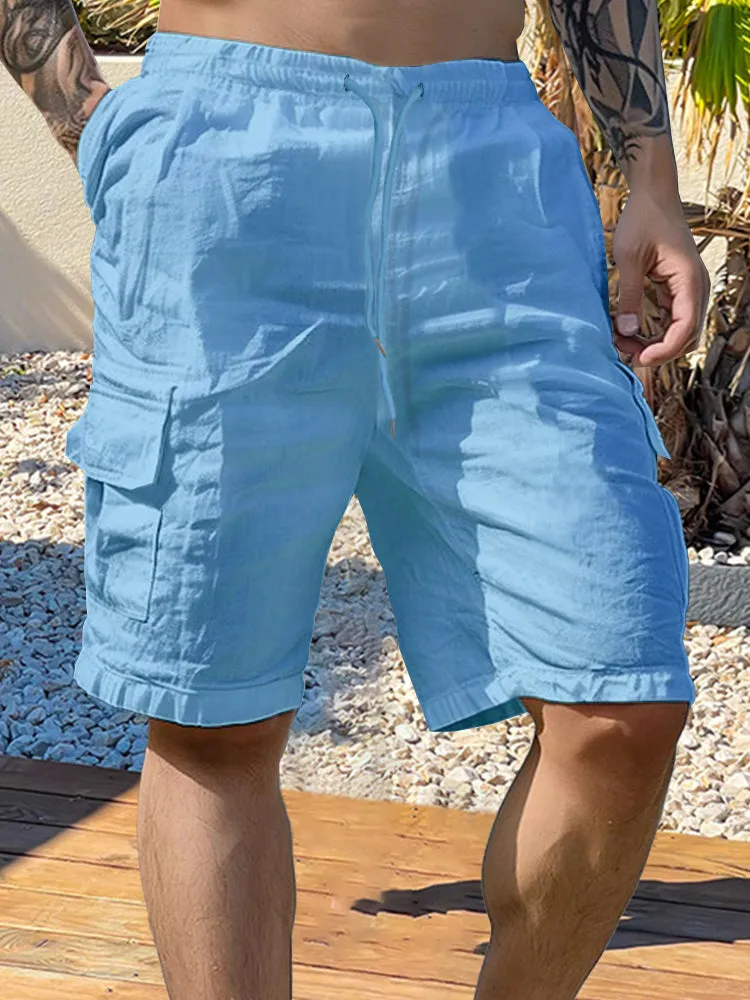 Versatile Cargo Cotton Shorts