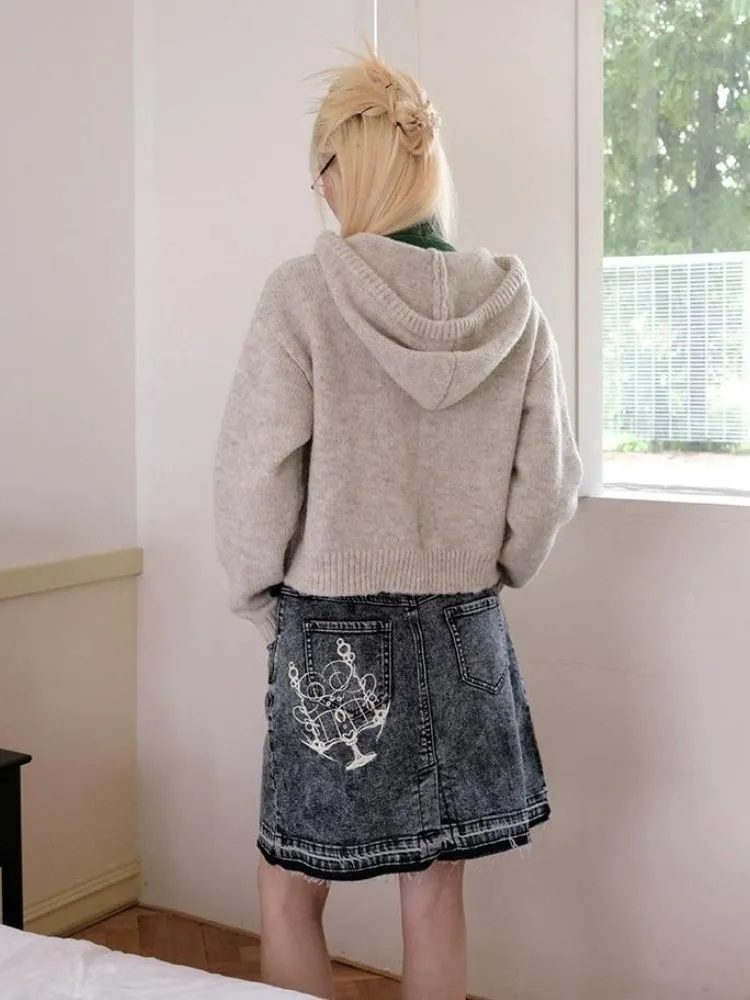 Versatile denim skirt【s0000003514】